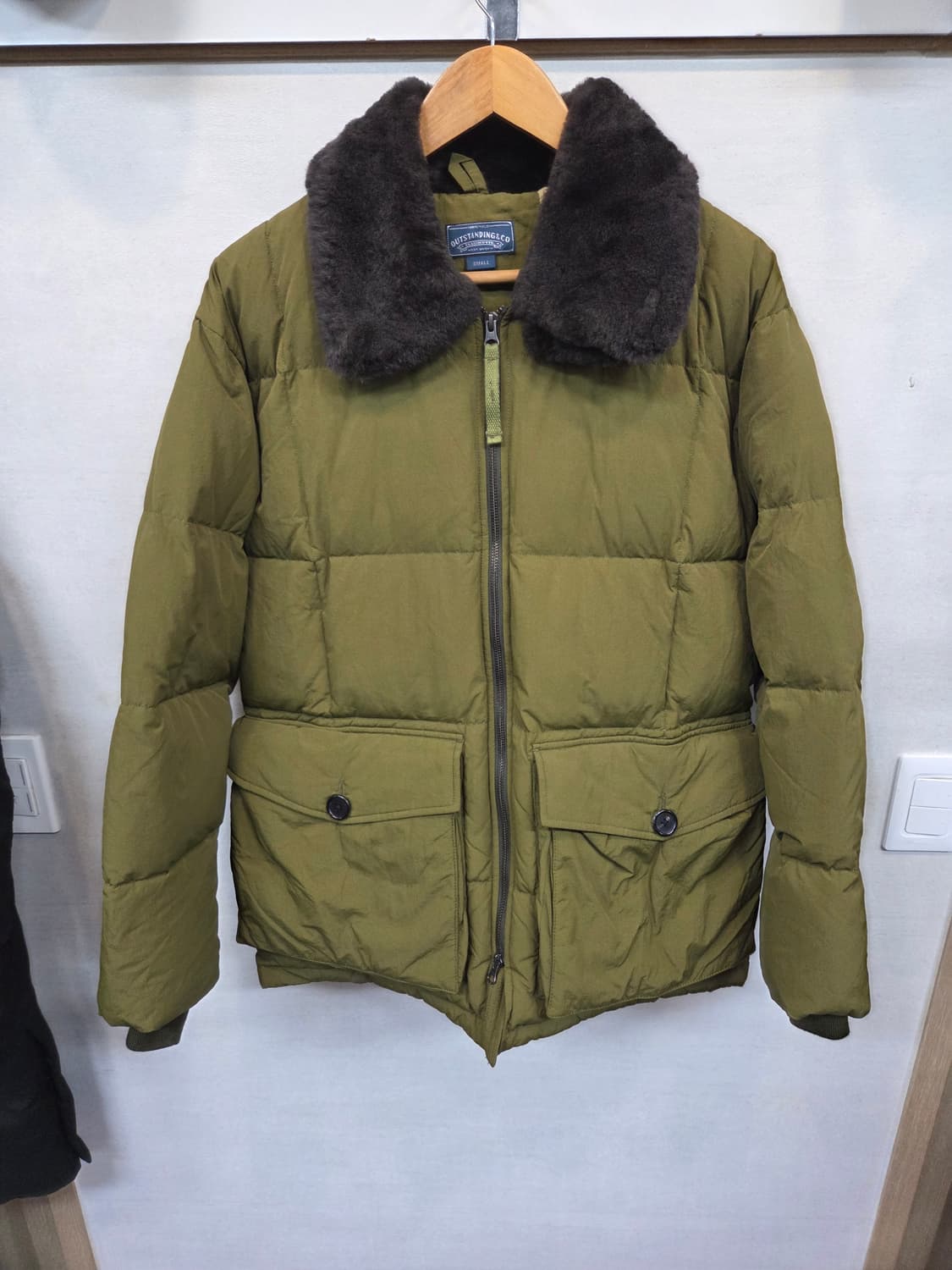 아웃스탠딩 구스다운 파카 패딩 s m L 상품이미지1