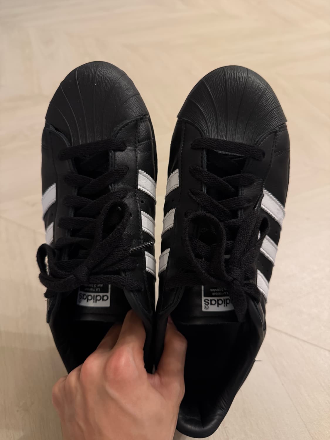 아디다스 슈퍼스타 블랙 상품이미지3