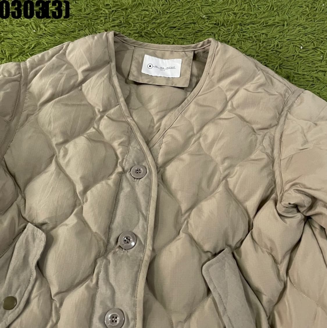 빈티지 퀼팅 다운 자켓 상품이미지2