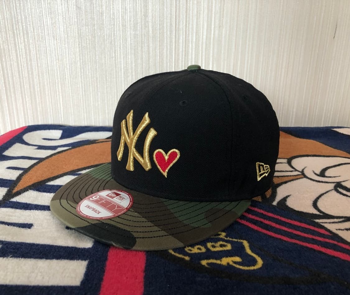 MLB 뉴에라 뉴욕양키스 블랙X카모 스냅백/모자 상품이미지2