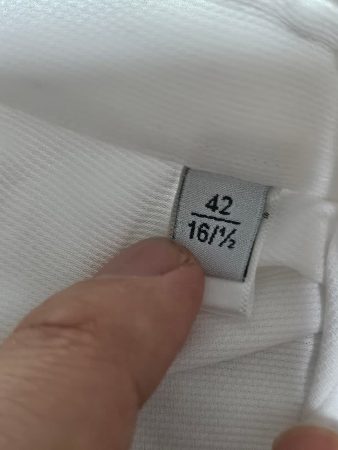 알마니 꼴레지오니 셔츠 화이트 42 상품이미지3
