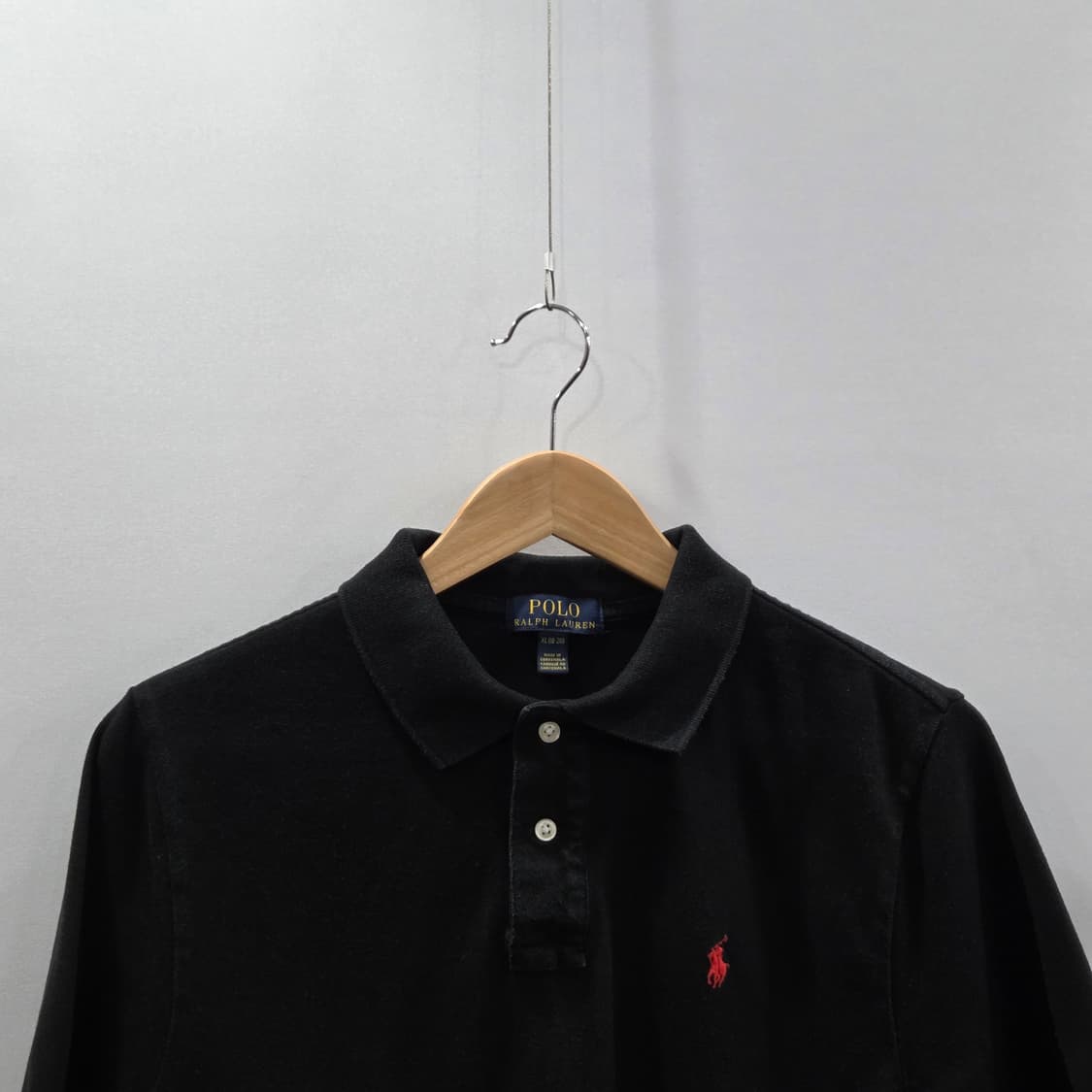 폴로랄프로렌 보이즈 피케 카라티 블랙 XL/18/20 상품이미지2