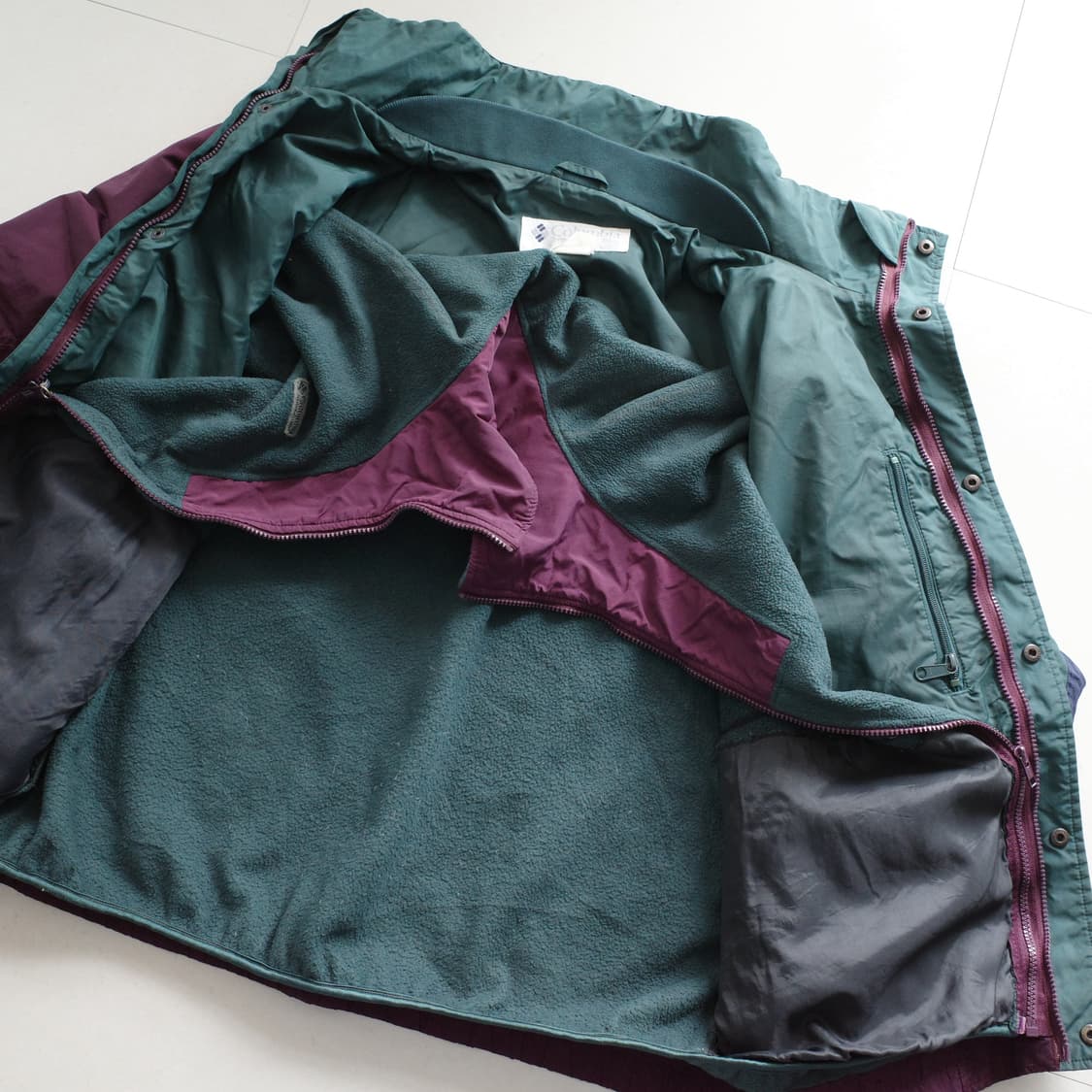 90s 컬럼비아 부가부 Bugaboo 플리스 내피 포함 자켓 상품이미지6