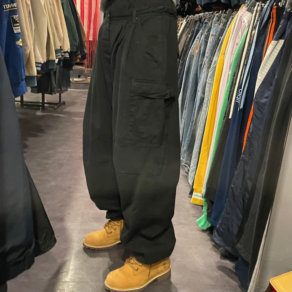 [IM] vtg advantex,inc 힙합 블랙 카고팬츠 상품이미지4