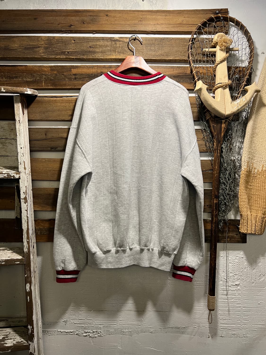 [XL]90's 저지스 USA Made DELAWARE 칼리지 스웻셔츠 상품이미지7