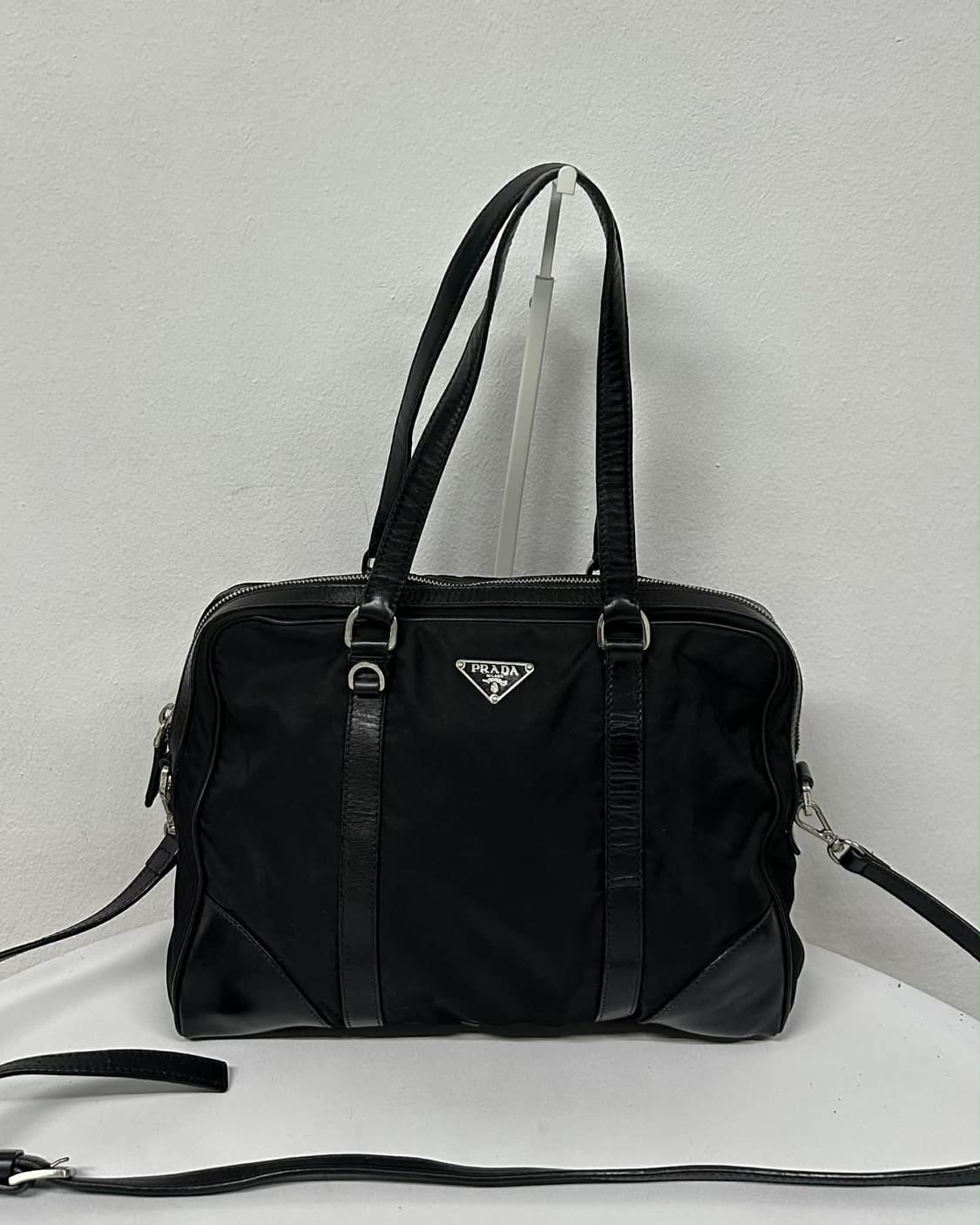 프라다 리나일론 레더 투웨이 토트 숄더백 상품이미지1