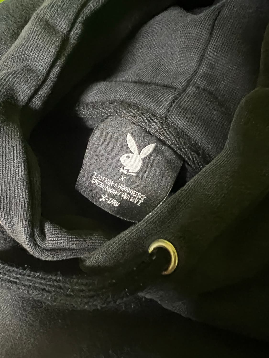 플레이보이 X 아임낫어휴먼비잉 믹스 로고 후드 XL 상품이미지3