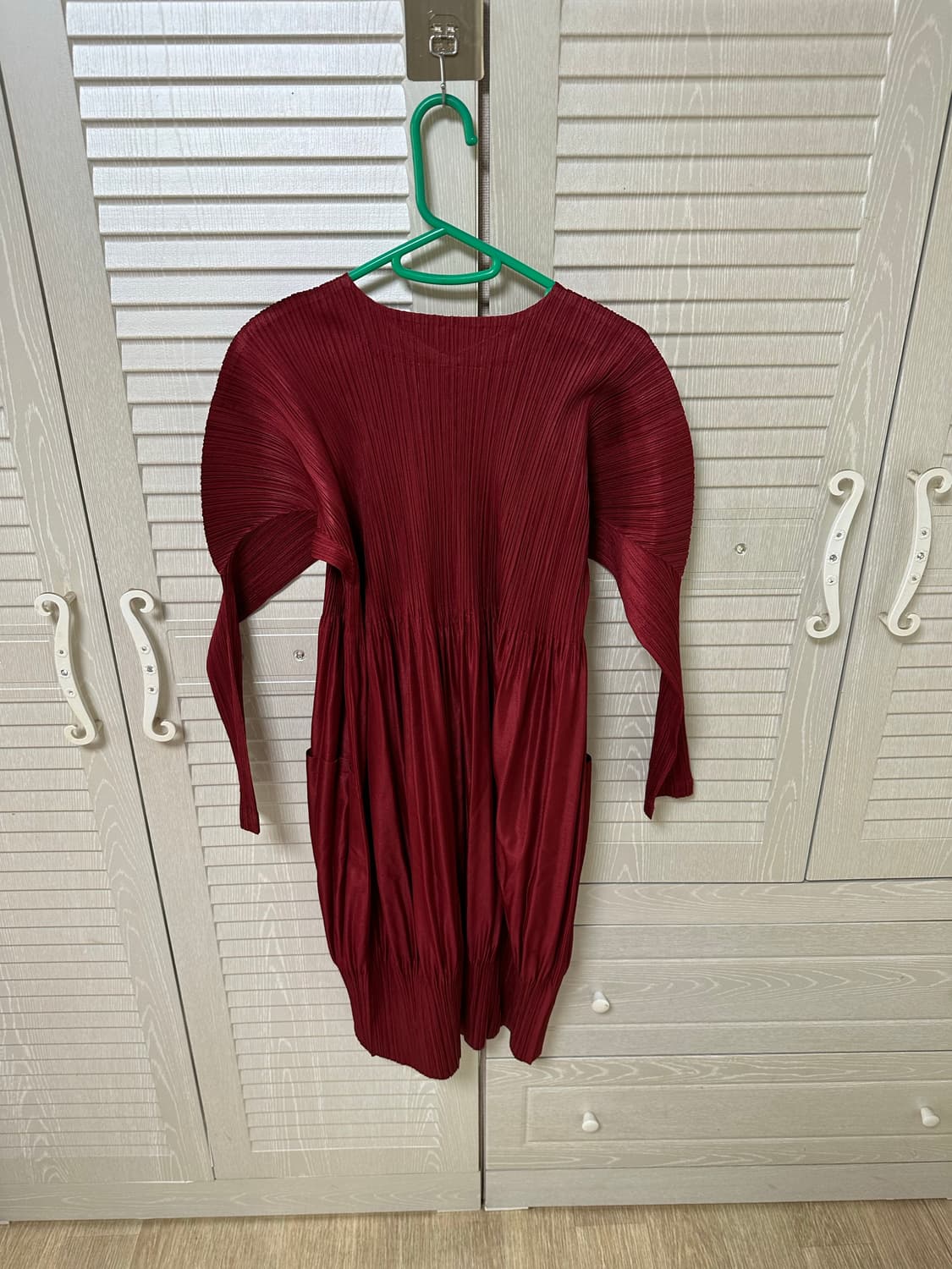 (정품)플리츠 플리즈 코트단추행  원피스 4사이즈 상품이미지2