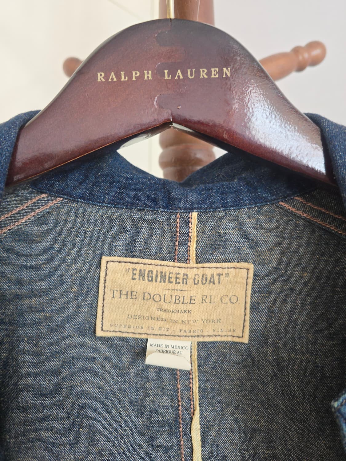 더블RL 엔지니어 코트  (Indigo Denim), M사이즈 상품이미지6