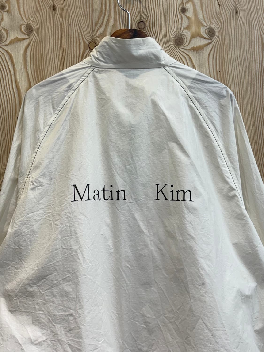 마뗑킴 로고 코팅 점퍼 상품이미지2