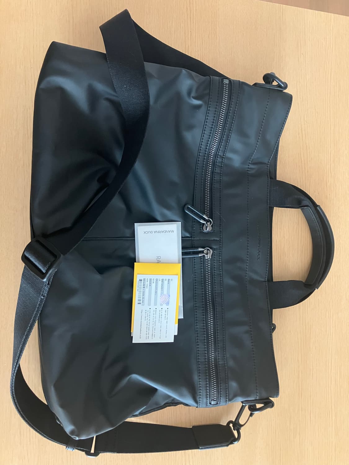 만다리나덕 토트백 Rain 블랙 상품이미지1