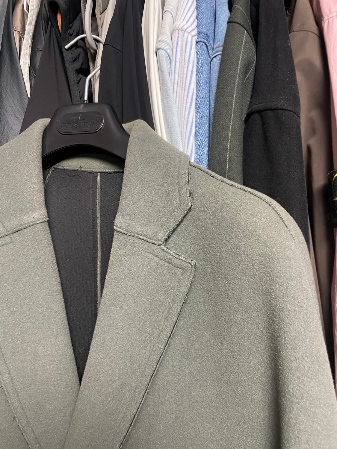 [46] 우영미 오버핏 코트 그레이 상품이미지2