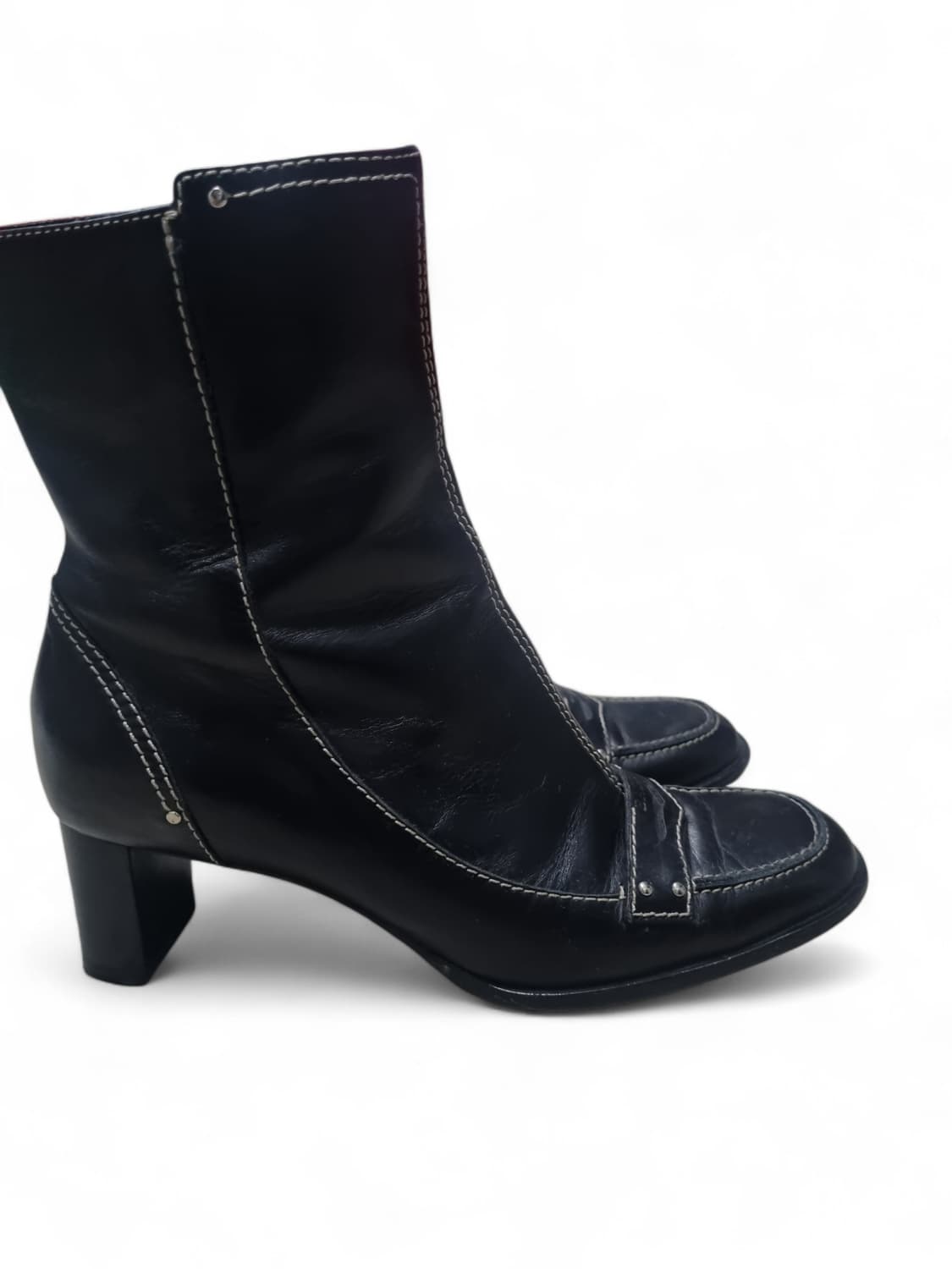 발리 정품 앵클 가죽 부츠 36.5 상품이미지3