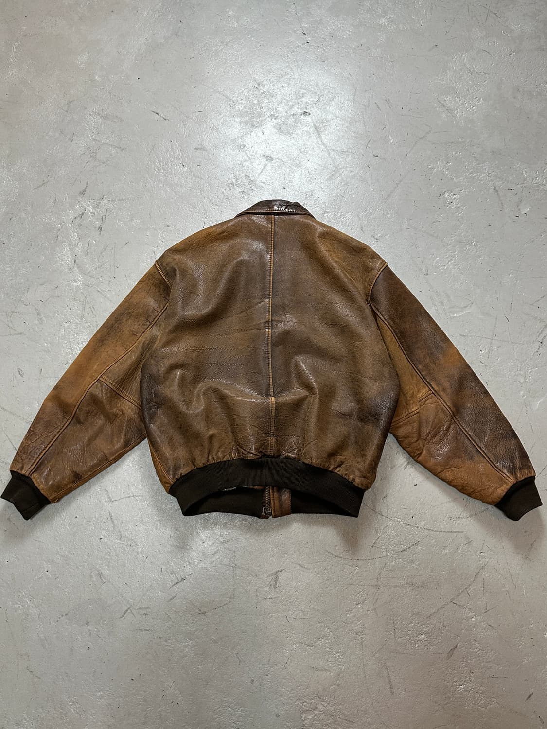 90's OG 아비렉스 레더 A-2 자켓 빈티지 레더 봄버 자켓 상품이미지6