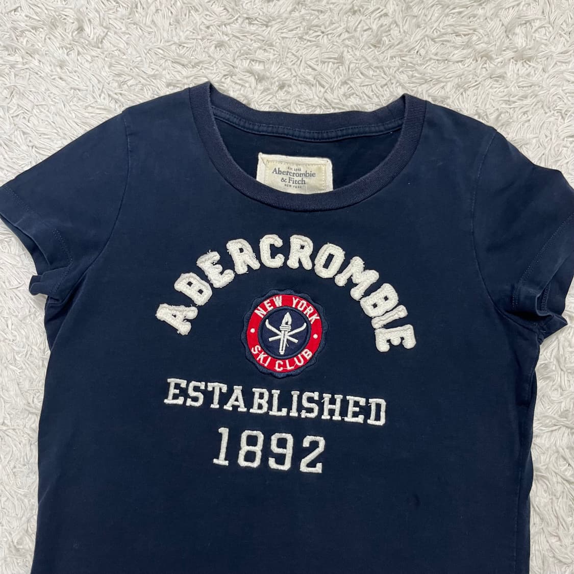 Abercrombie navy t-shirt 상품이미지5
