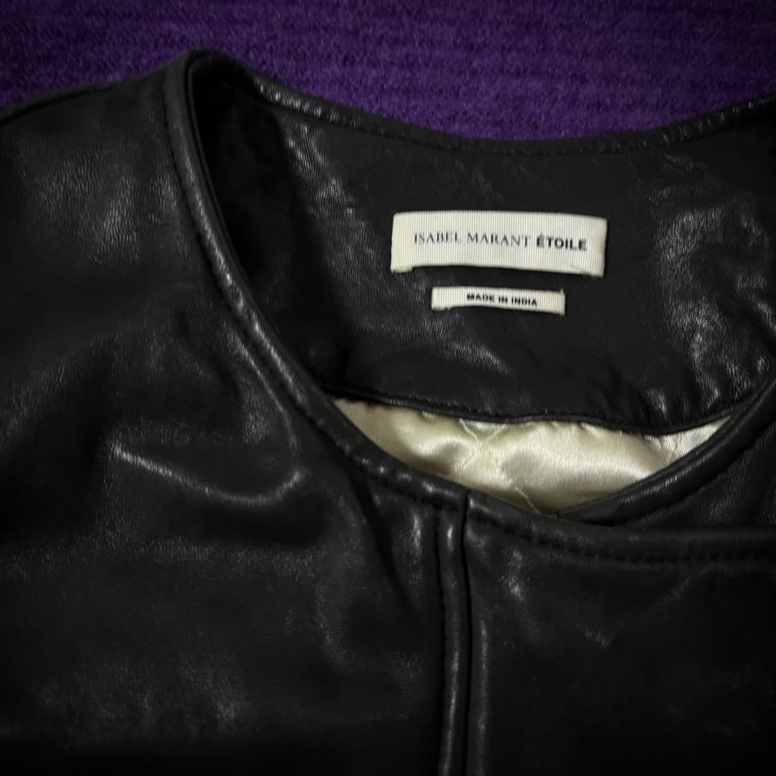 Isabel Marant Lambskin Leather Jacket 상품이미지2