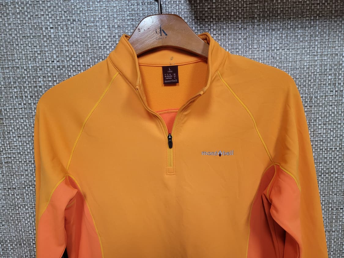 95사이즈 몽벨 집업 티셔츠 등산 아웃도어  상품이미지2