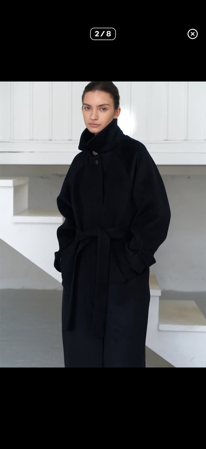 낫띵리튼 코트 네이비 상품이미지1