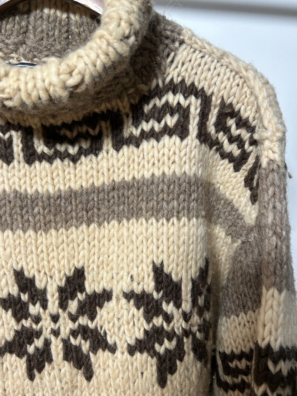 90s Polo  Hand Knit Sweater 상품이미지2