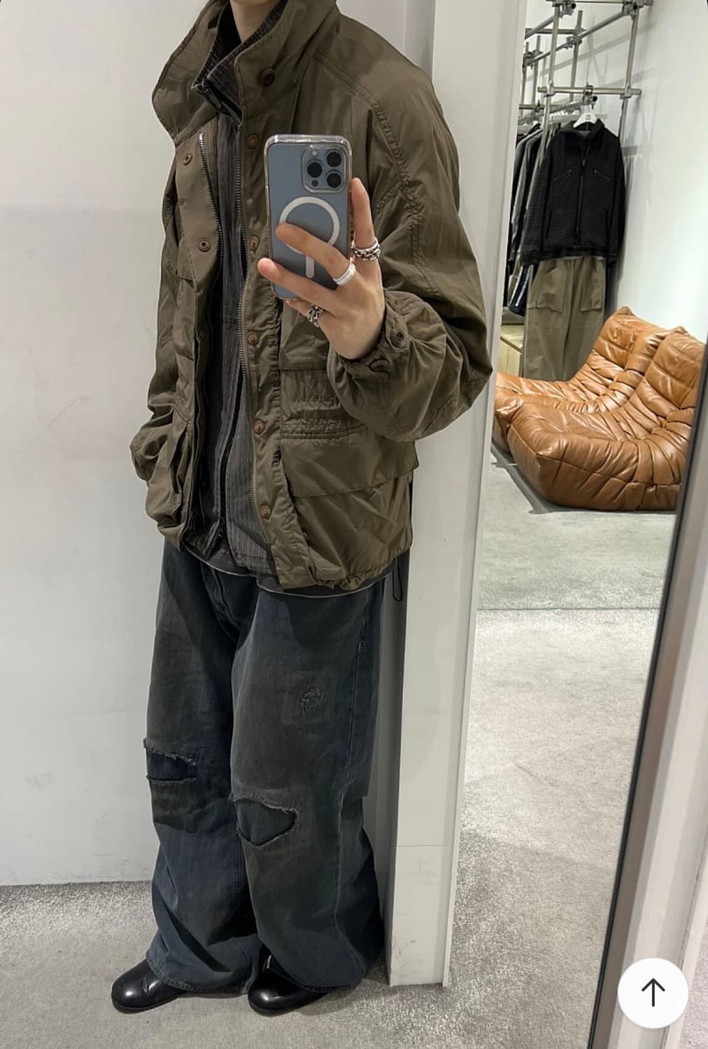 폴리테루 그레인 토 더비 슈즈 블랙 2사이즈(260-265) 상품이미지6