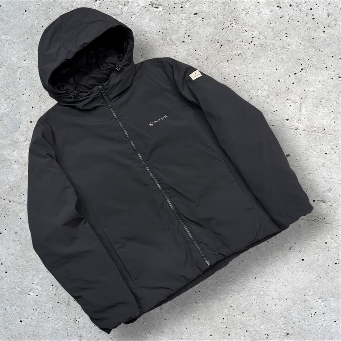 [105] 스노우피크 시티캠퍼 블랙 후드 패딩 자켓 C926 상품이미지1