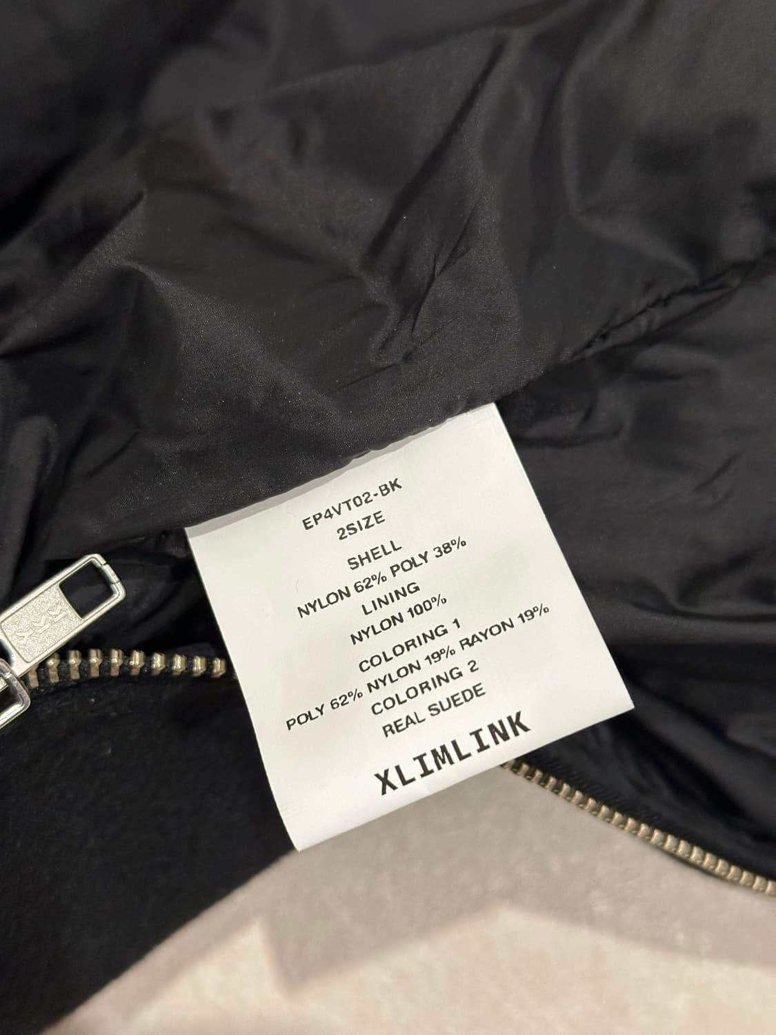 [XLIM] EP.4 02 DOWN VEST BLACK 상품이미지6
