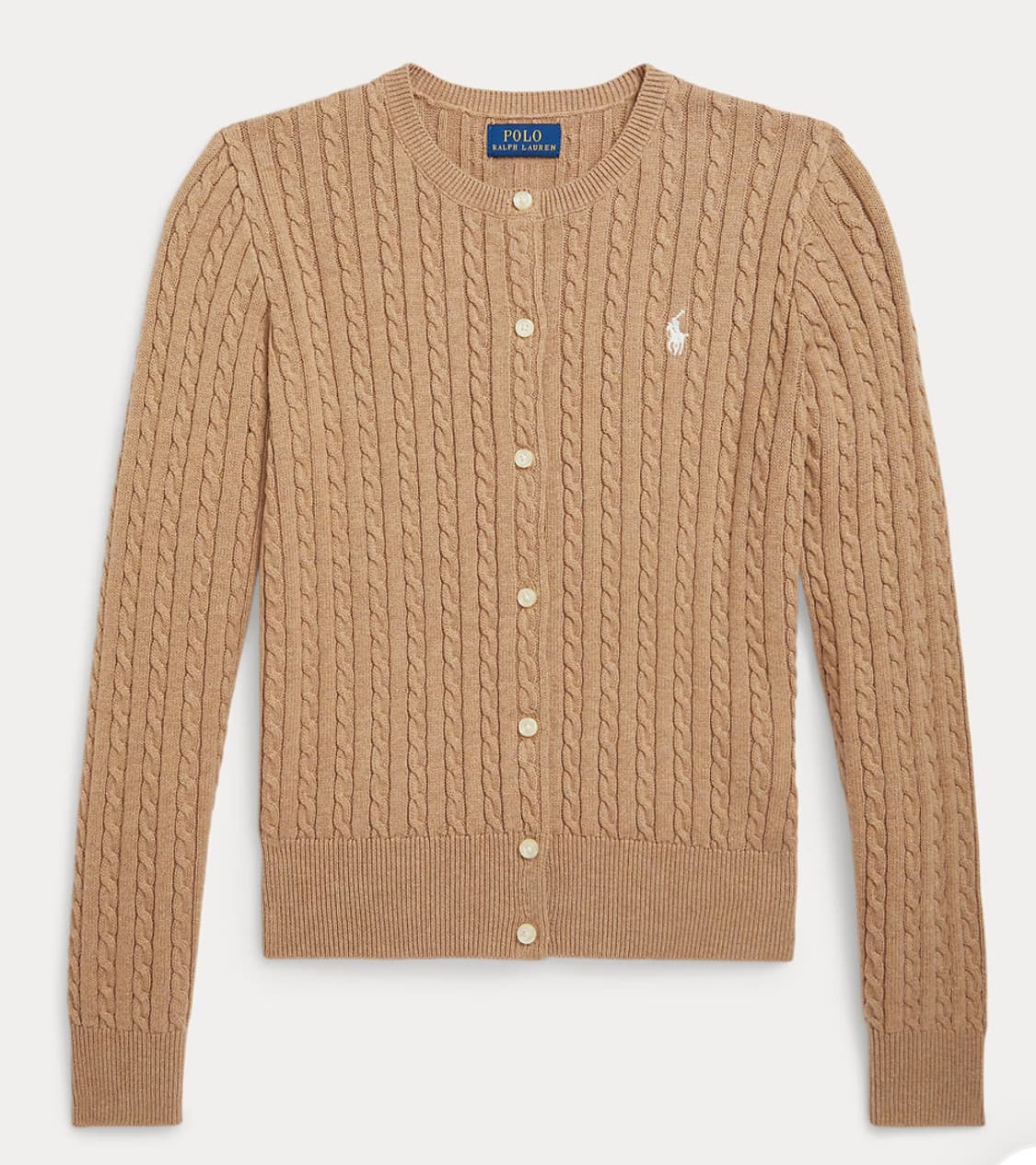 폴로 케이블 코튼 가디건 상품이미지1