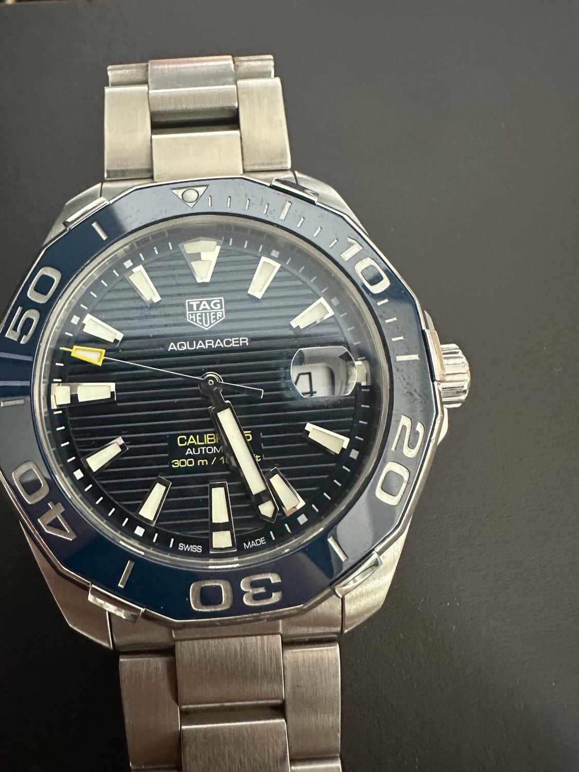 태그호이어 아쿠아레이서 오토매틱 청판 상품이미지2