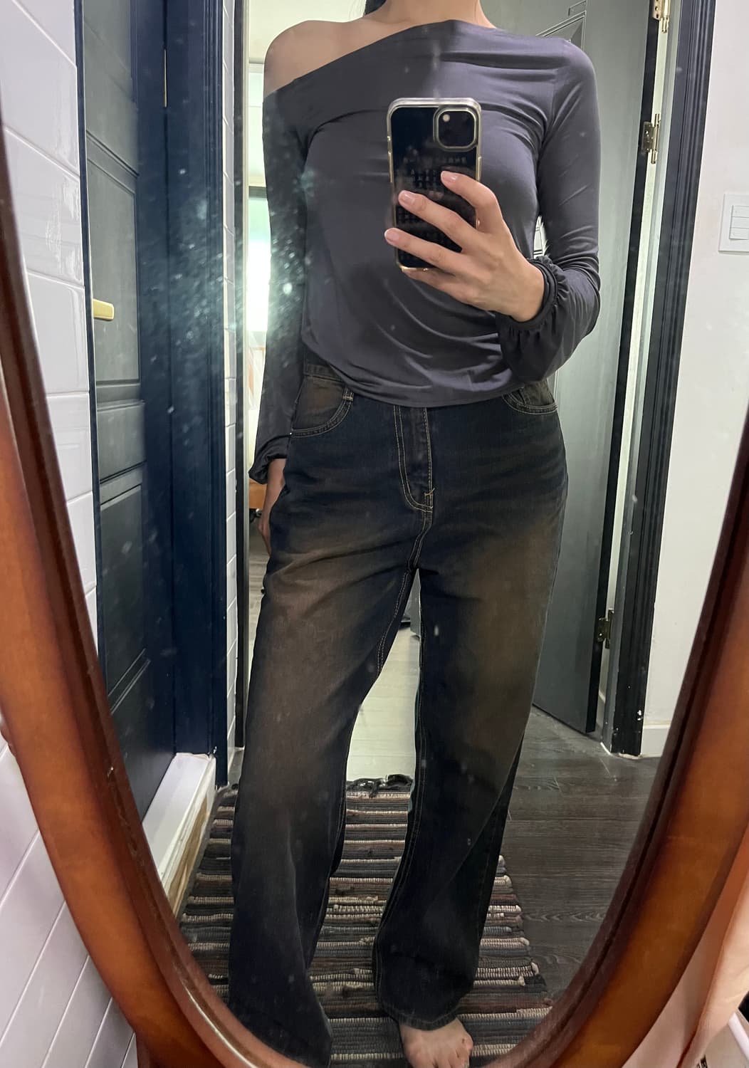 빈티지 워싱 데님 상품이미지1