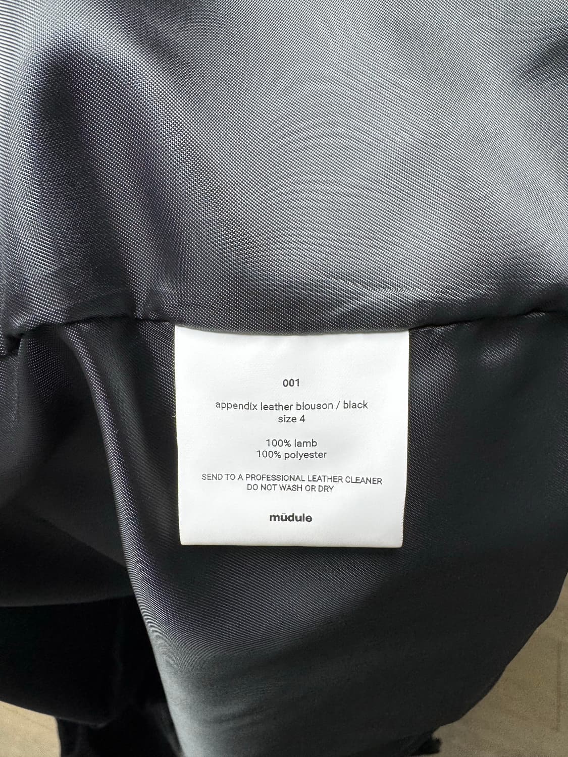 머듈 A4 레더 블루종 (4사이즈) 상품이미지4