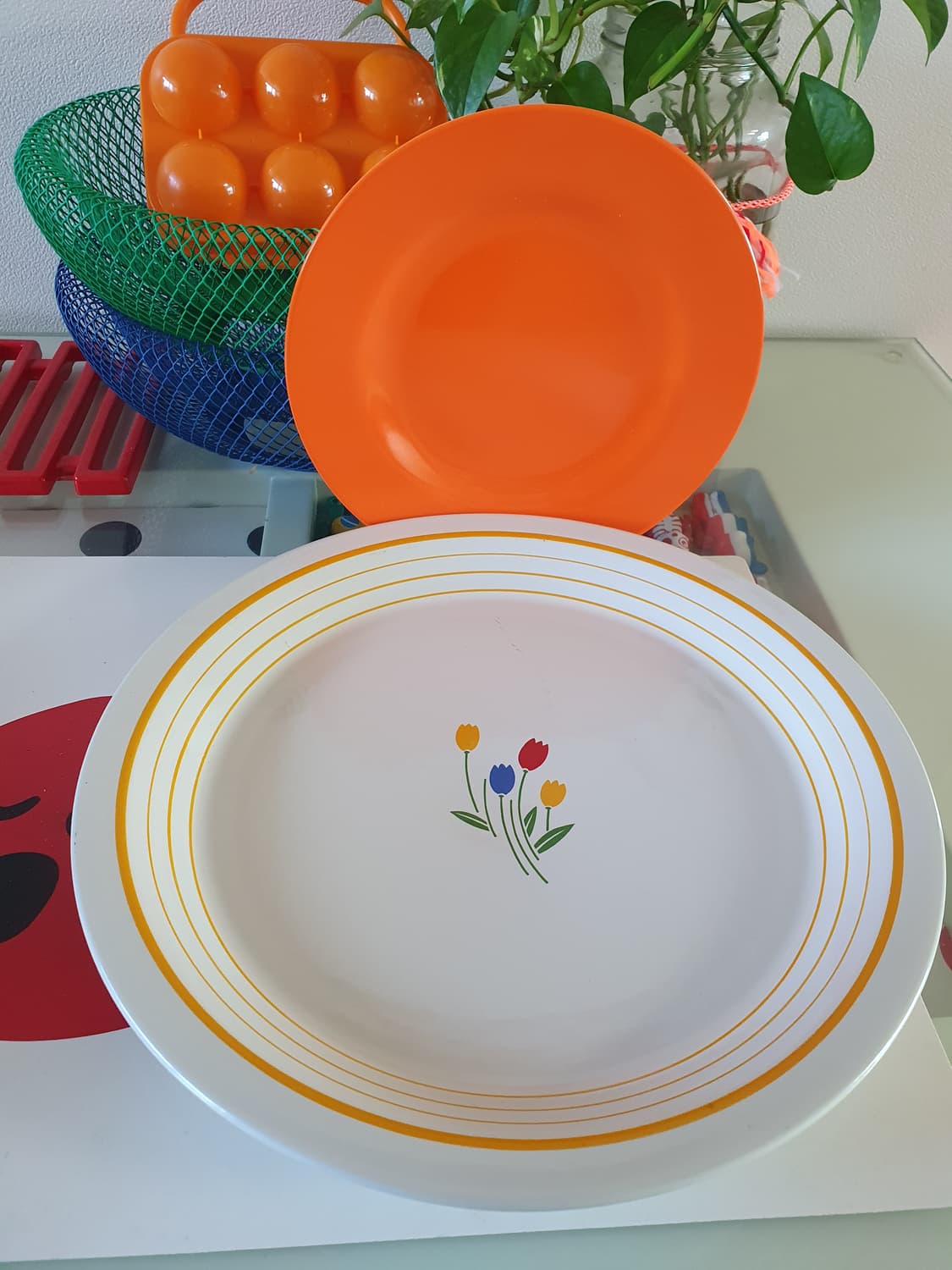 빈티지 Epoch Riviera 튤립 접시 대 상품이미지1