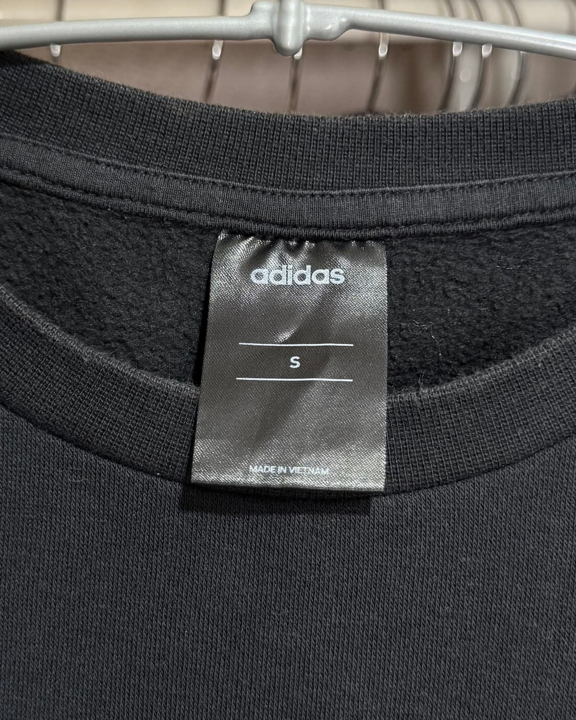 아디다스 블랙 빅 로고 맨투맨 상품이미지9