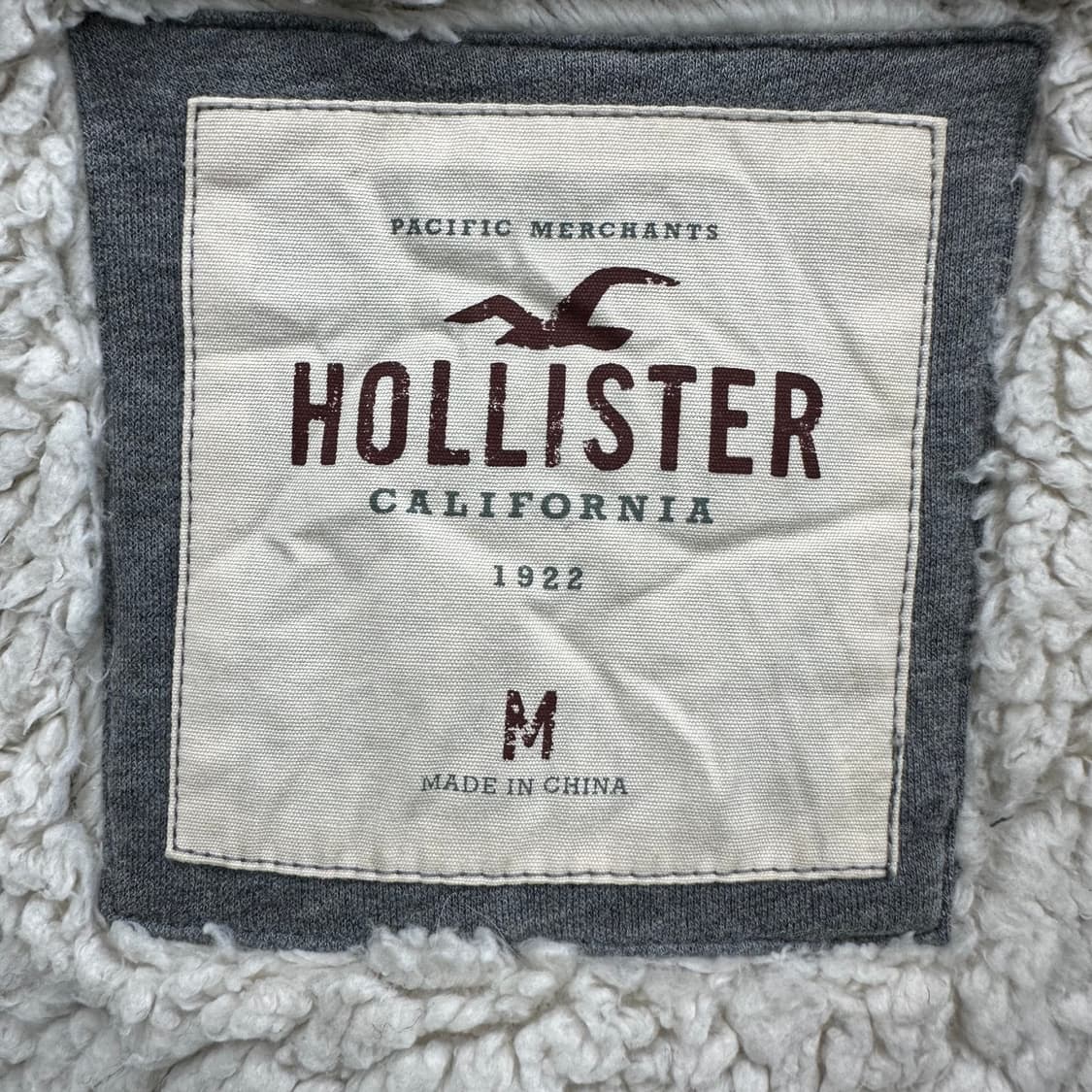 95 홀리스터 남자 양털 울프죠 후드집업 상품이미지4