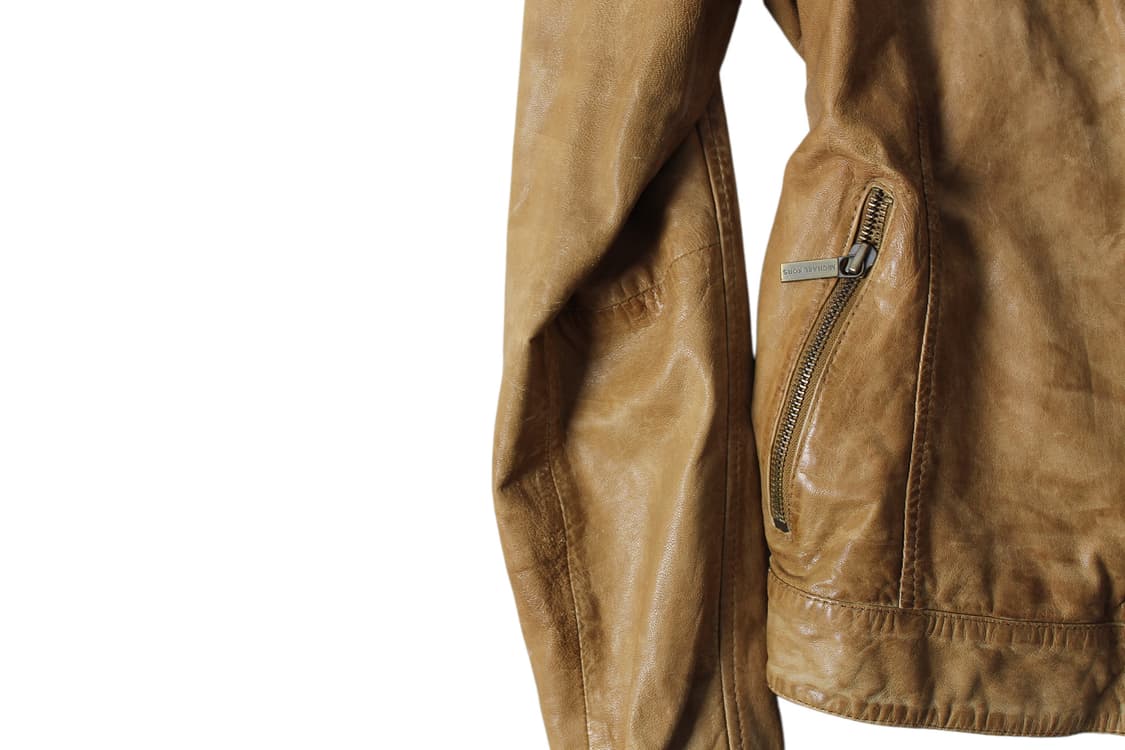 2000s 마이클코어스 카우레더 자켓 상품이미지4