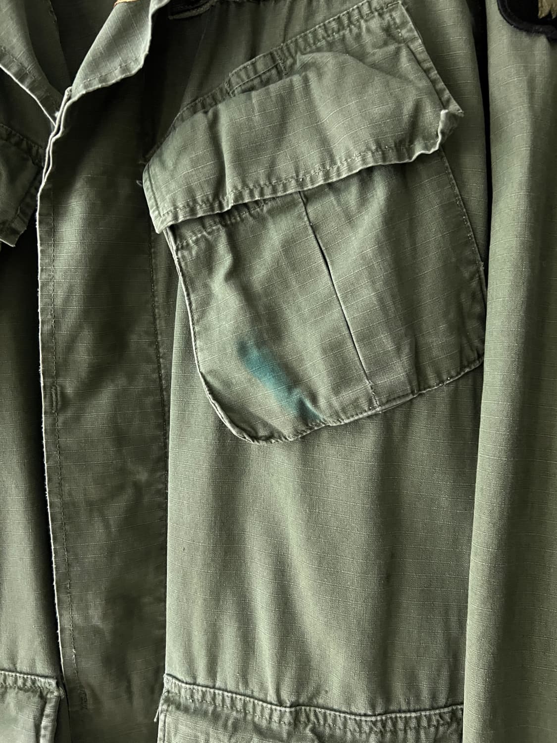 [S/S]60's 오리지널 U.S ARMY 립스탑 정글퍼티그 자켓 상품이미지5