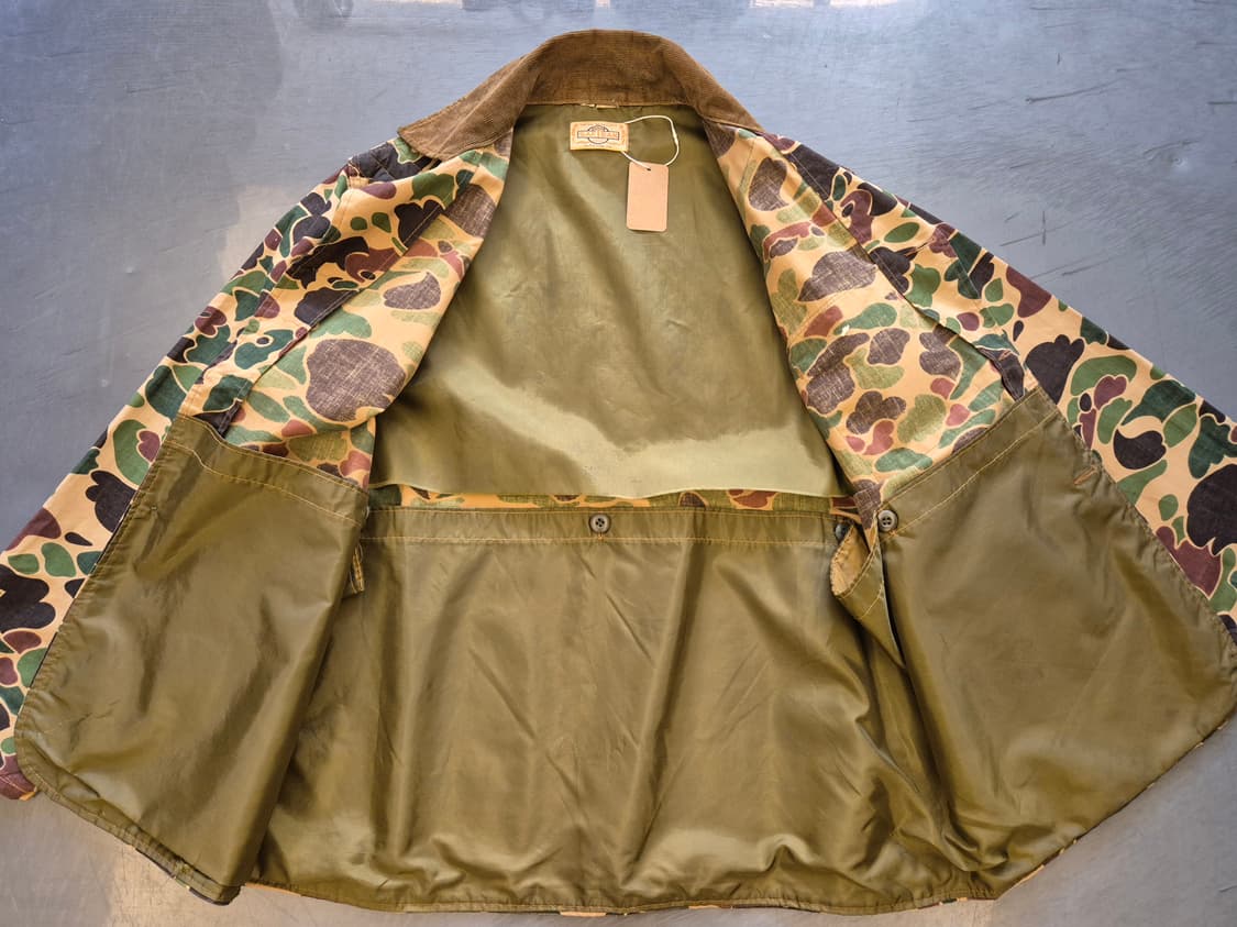 80s SAFTBAK 덕 카모 헌팅 자켓 상품이미지3