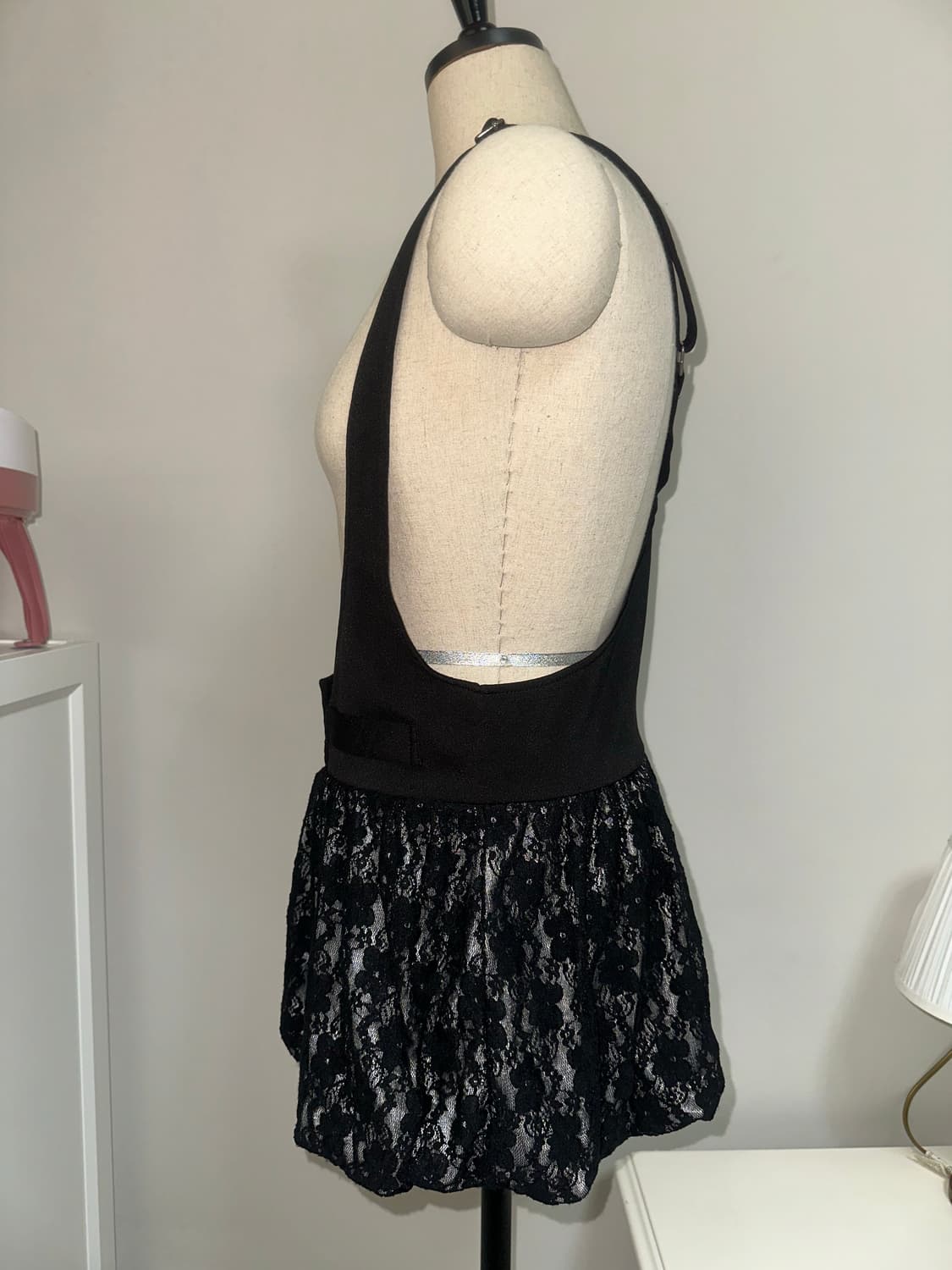 빈티지 갸루 멜빵 서스펜더 원피스 상품이미지2