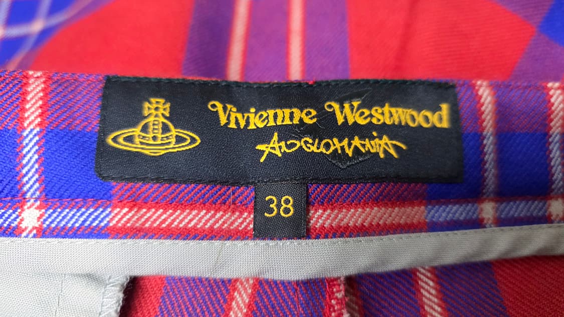 비비안웨스트우드 여성 겨울바지 24 타탄체크 울 팬츠 WL98 상품이미지4