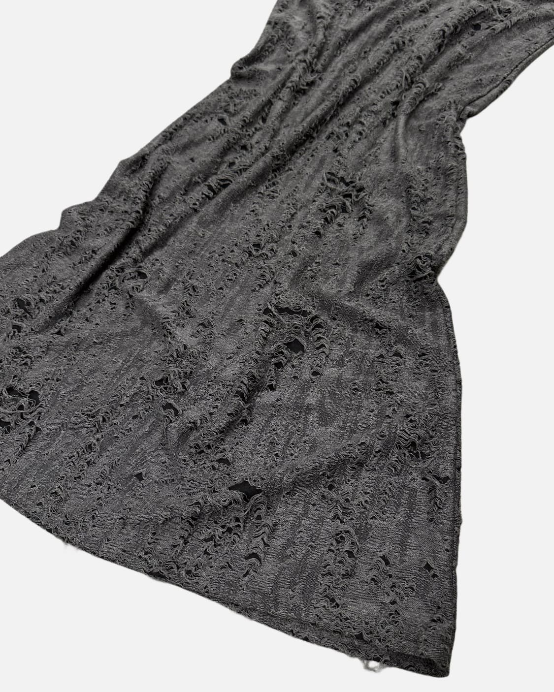 grunge distressed grey dress 상품이미지3