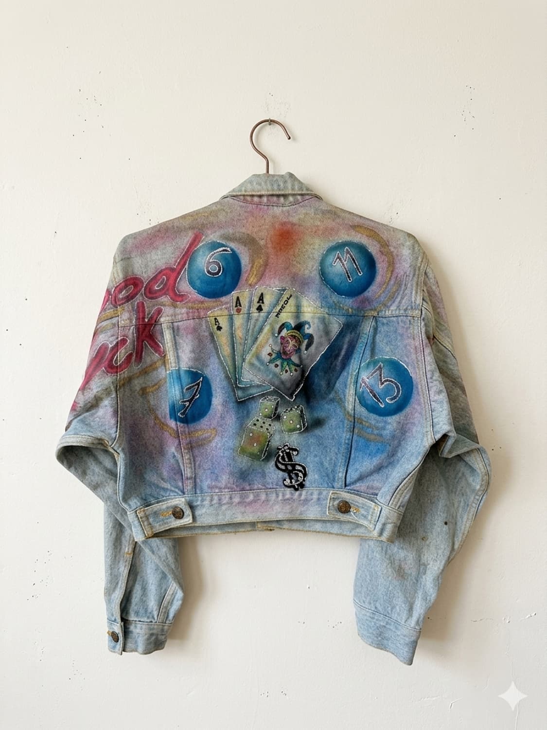 Graffiti Denim Jacket 상품이미지2
