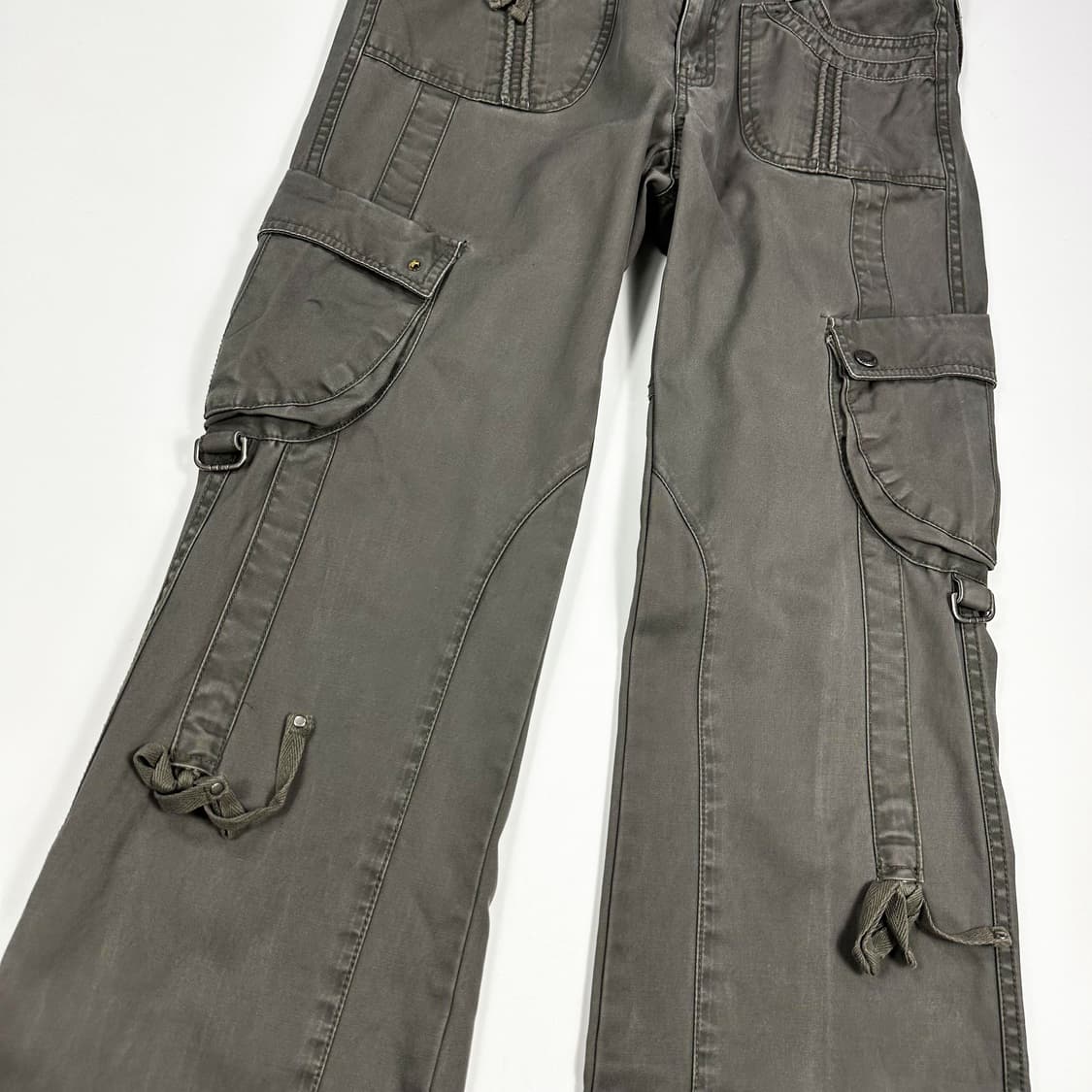 VTG 빈티지 스트레이트 카키 카고팬츠 (30인치 여성추천) 상품이미지4