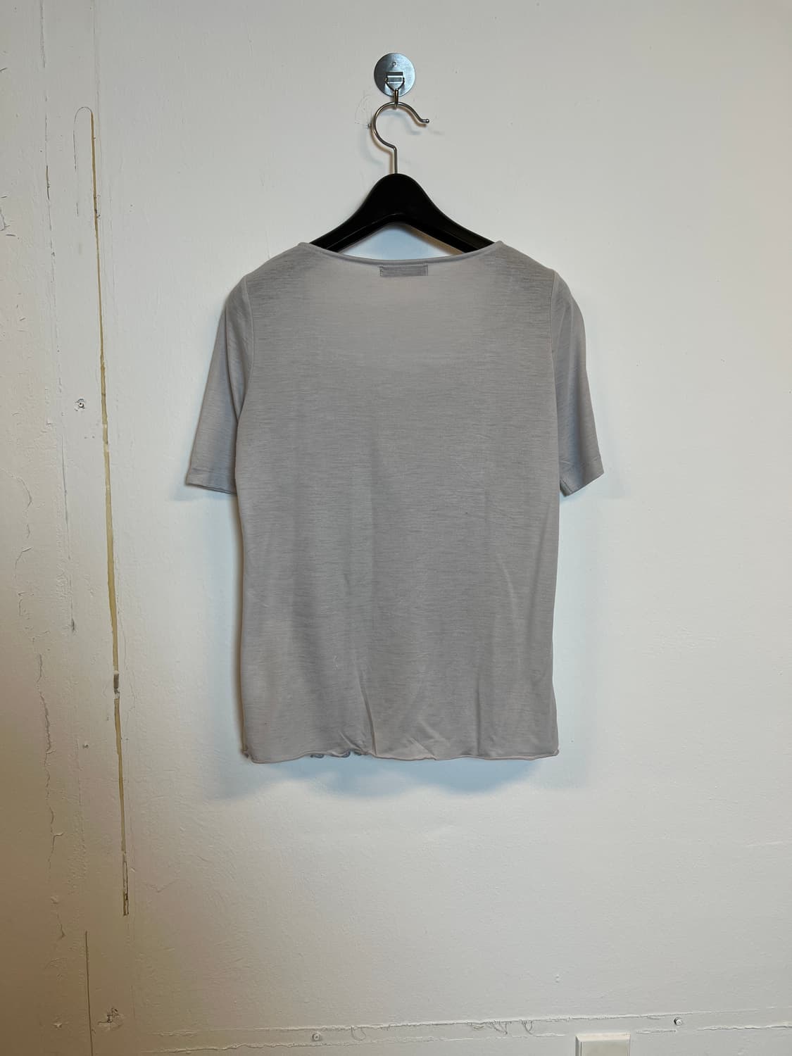 T087 TCOMME CA ISM 스퀘어넥 플리츠 레이어드 반팔 M 상품이미지2