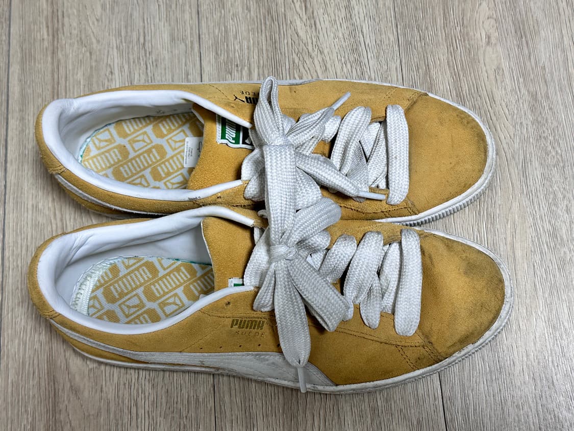 푸마 스웨이드 스니커즈 머스타드 (285) 상품이미지5