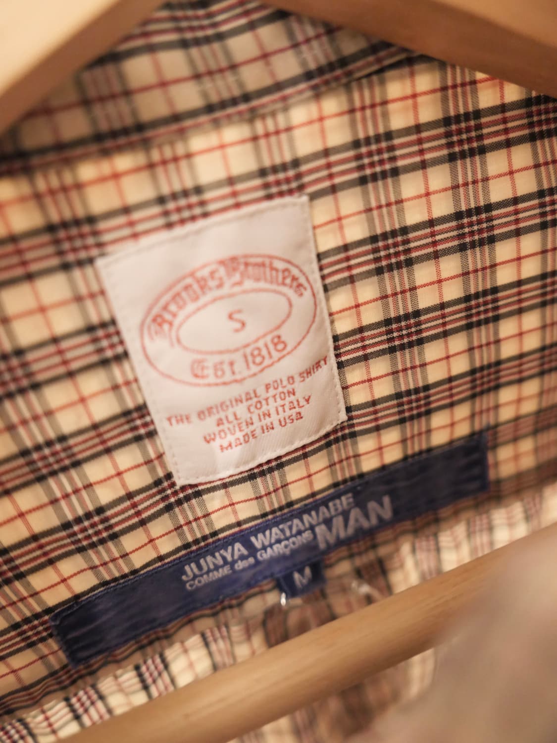 준야 와타나베 x 브룩스 브라더스 체크 셔츠 상품이미지4