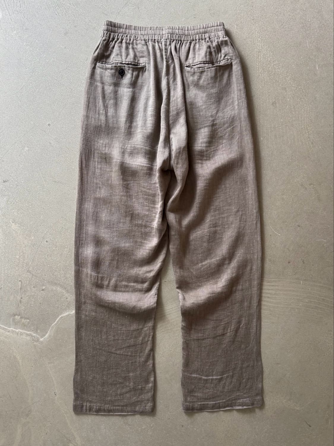 URU Linen Cupro Relaxed Easy Trousers 상품이미지3