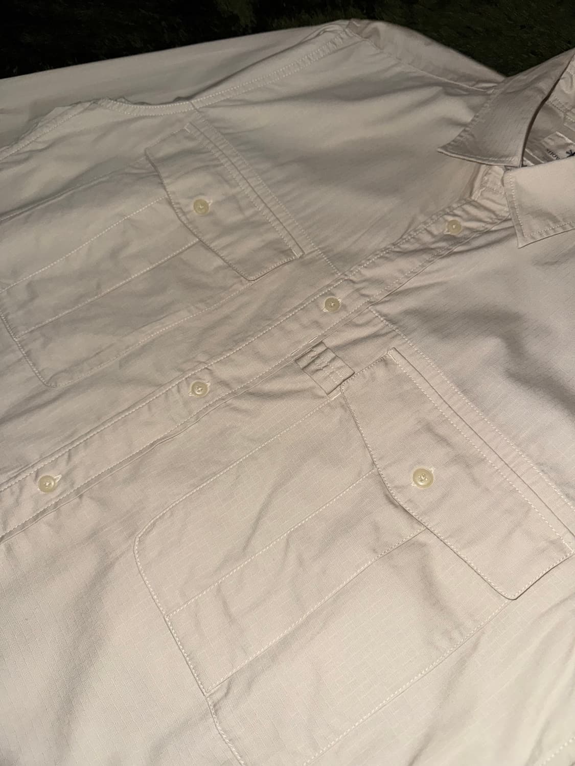 [XL] 스노우피크 재팬 TAKIBI SPEC 립스탑 셔츠 오프화이트 상품이미지2