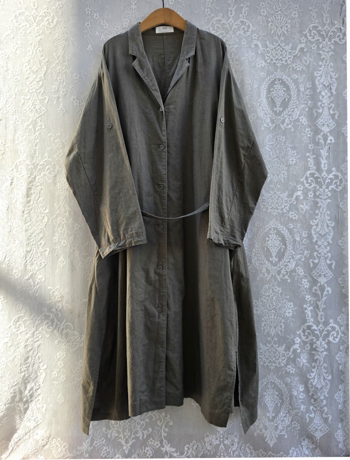 유니클로 리넨 블렌드 로브원피스 상품이미지1