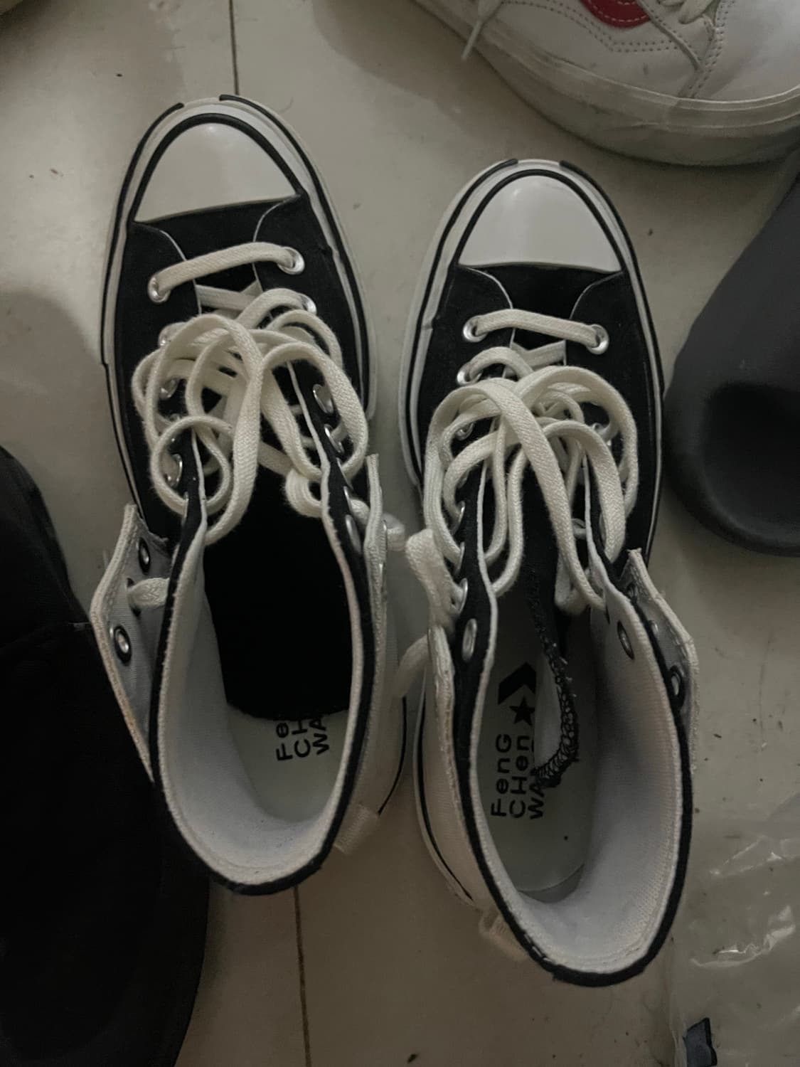 컨버스 펑첸왕 콜라보 하이 스니커즈 260 상품이미지4