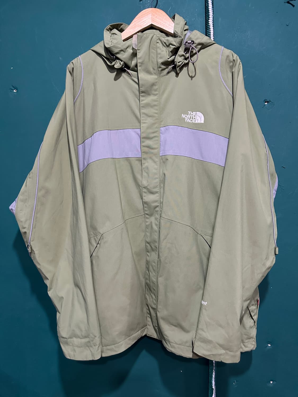 노스페이스 하이벤트 바람막이 올리브 110사이즈 상품이미지1