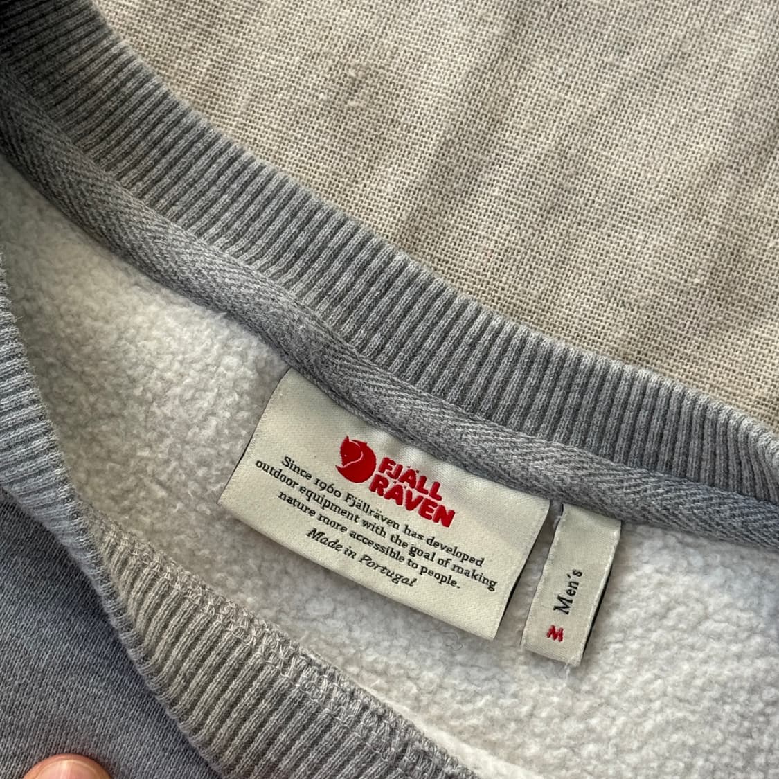 피엘라벤 빅로고 기모 스웻 맨투맨 M 상품이미지4